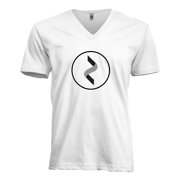 Helix Short-Sleeve V-Neck - White