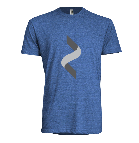 Helix Unisex Tri-Blend T-Shirt - Blue